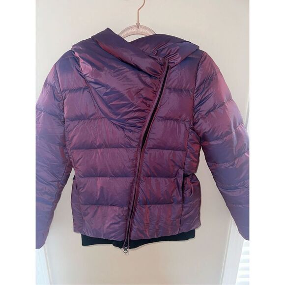 Women's Nike Down Puffer Purple Iridescent Jacket XS - Picture 2 of 7